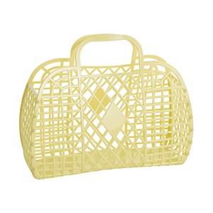 Sun Jellies - Retro Basket Large, Yellow